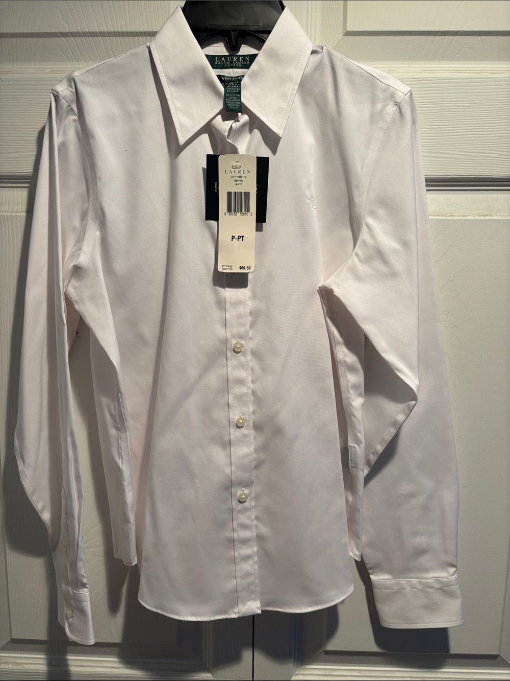 Ralph Lauren White Dress Shirt - Classic Point Collar